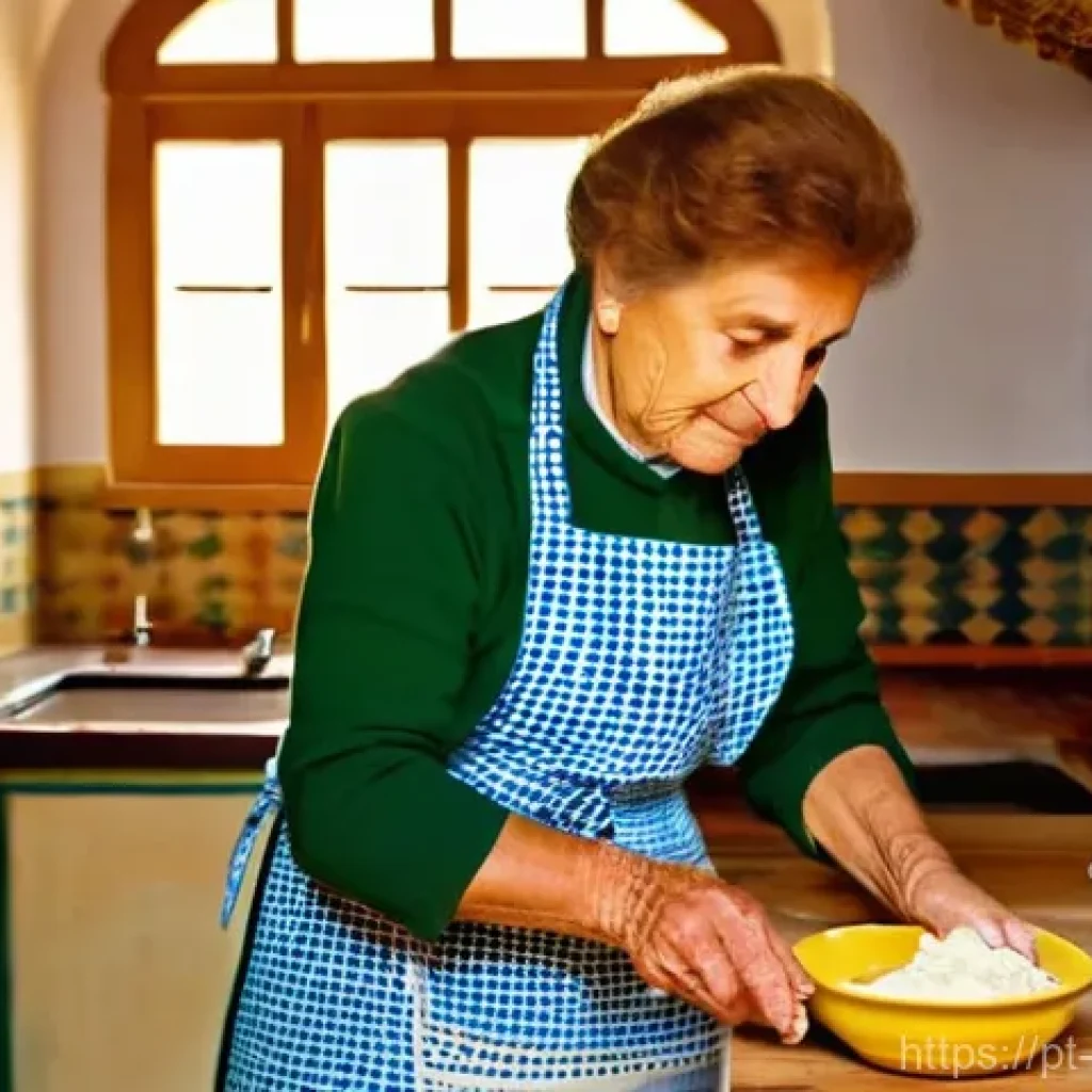 전통음식조리사 자격증 필요성 논란 - The Warmth of Traditional Portuguese Cuisine**

A cozy, sunlit traditional Portuguese kitchen. An el...