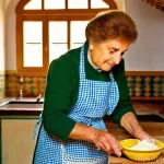 Home 16 전통음식조리사 자격증 필요성 논란 - The Warmth of Traditional Portuguese Cuisine**
A cozy, sunlit traditional Portuguese kitchen. An el...