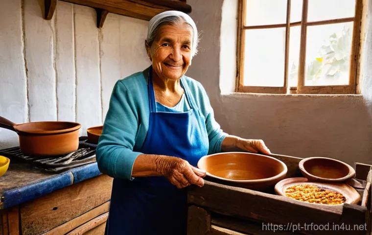 전통음식조리사와 푸드 스타일리스트 차이 - Prompt 1: The Soulful Traditional Cook**