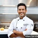 Home 12 전통음식조리사 국가별 자격증 비교 - **Prompt:** A successful chef, male or female, in their mid-30s, standing confidently in a bright, m...